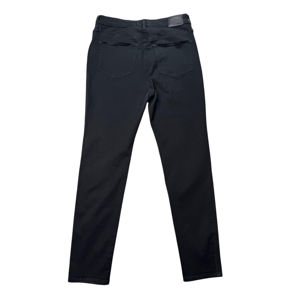 Madewell High Rise Skinny Jeans Black Stretch Denim Ankle Womens Size 32 - Picture 2 of 10